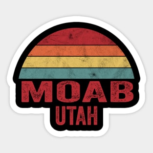 Vintage Moab Utah Sticker